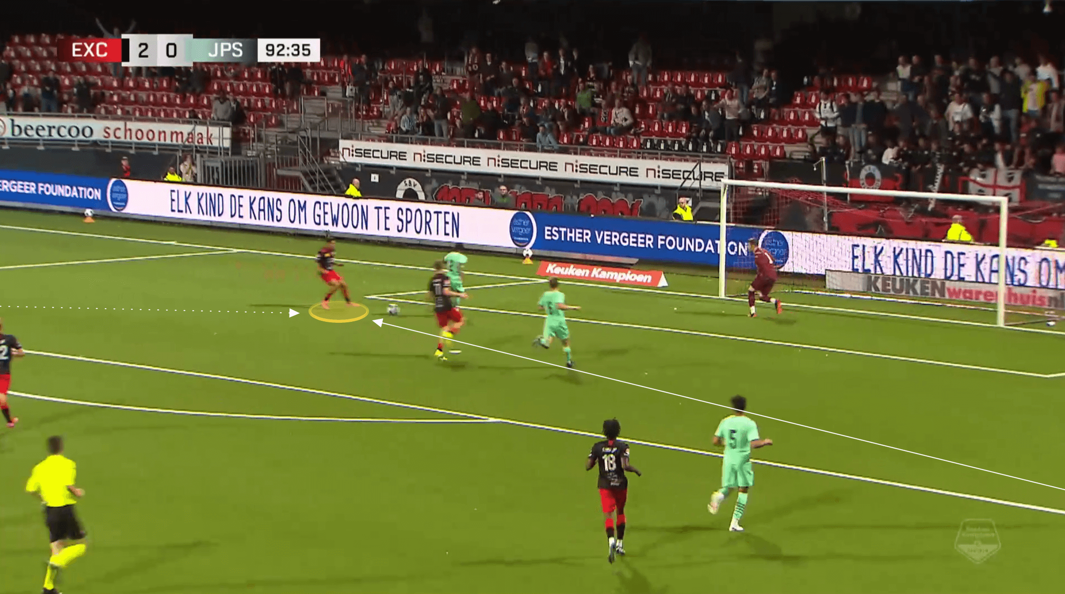 Dutch Eerste Divisie 2021/22: Thijs Dallinga at Excelsior - scout report tactical analysis tactics