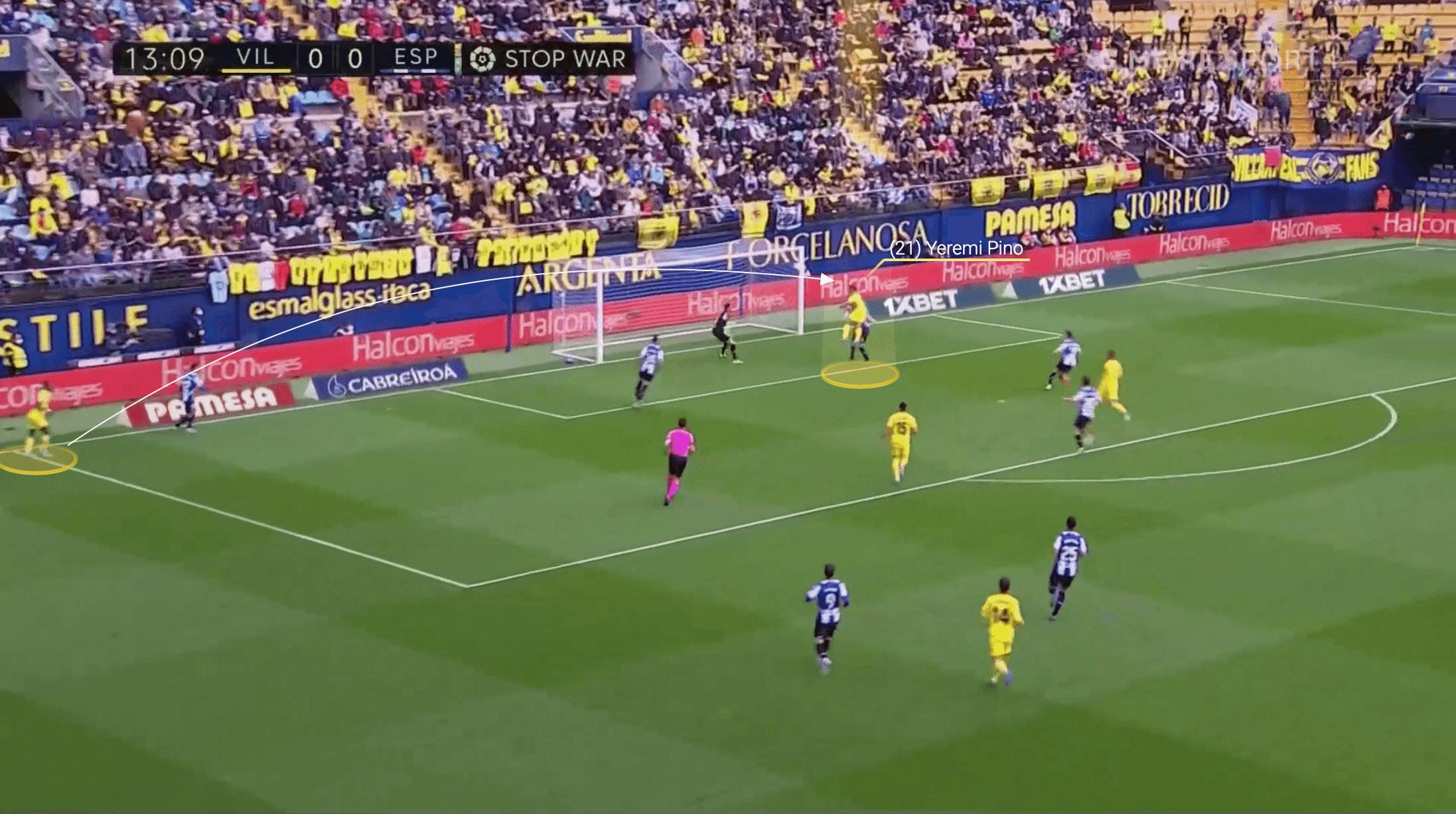 La Liga 2021/22: Yeremi Pino at Villareal - scout report tactical analysis tactics