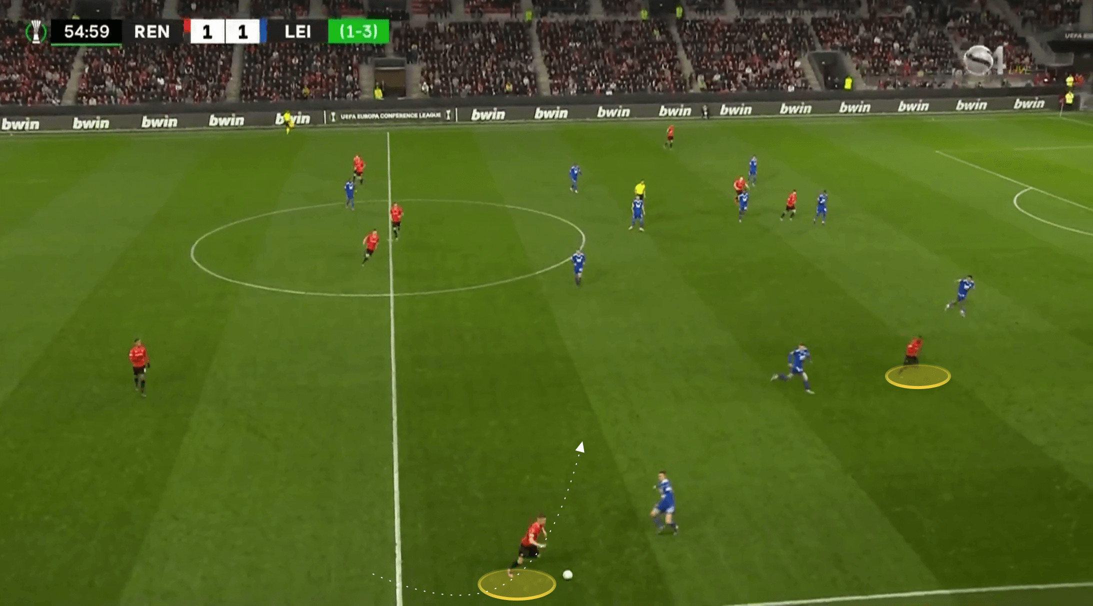 Ligue 1 2021/22: Benjamin Bourigeaud at Rennes - scout report tactical analysis tactics