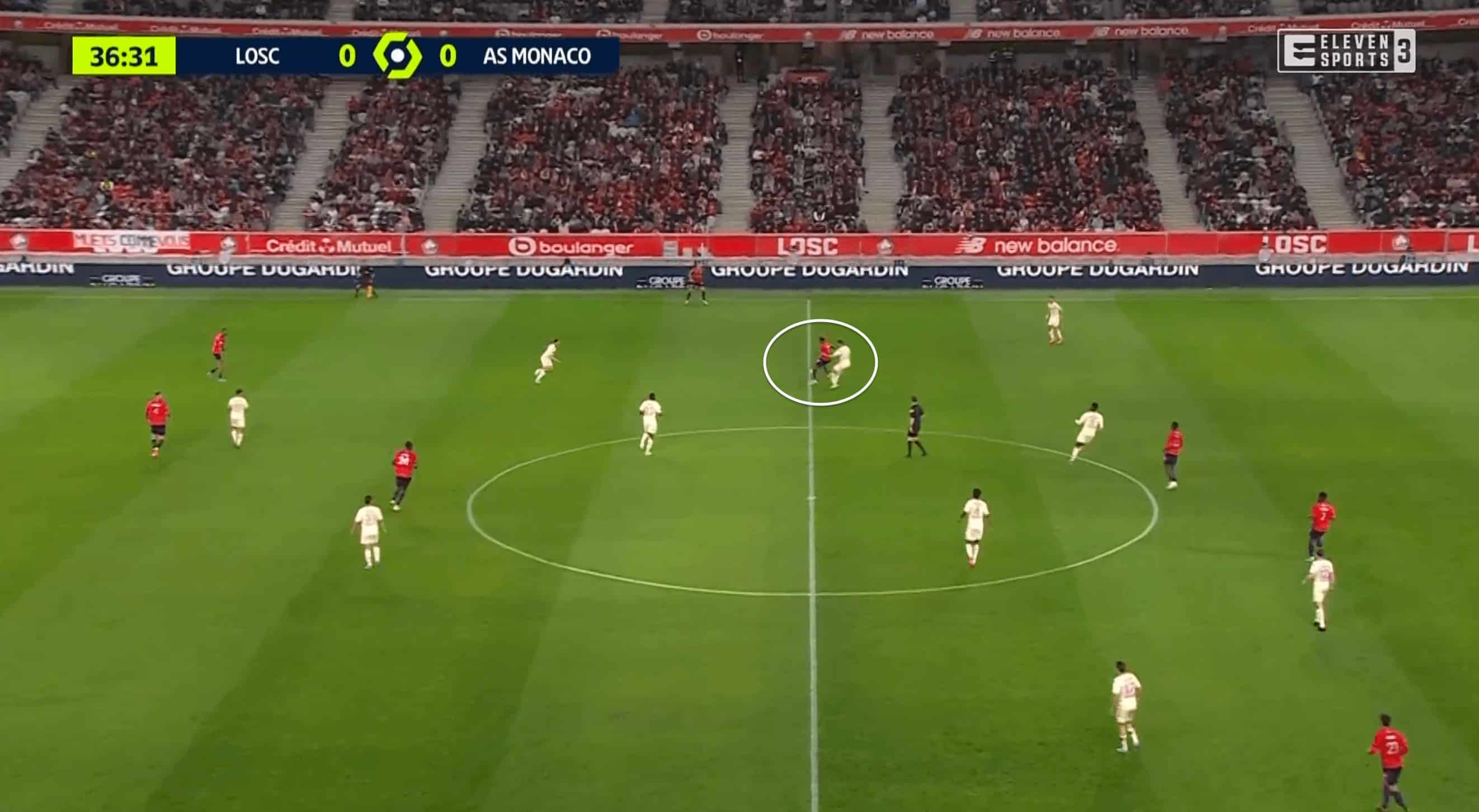 Ligue 1 2021/22: Lille vs Monaco - tactical analysis tactics