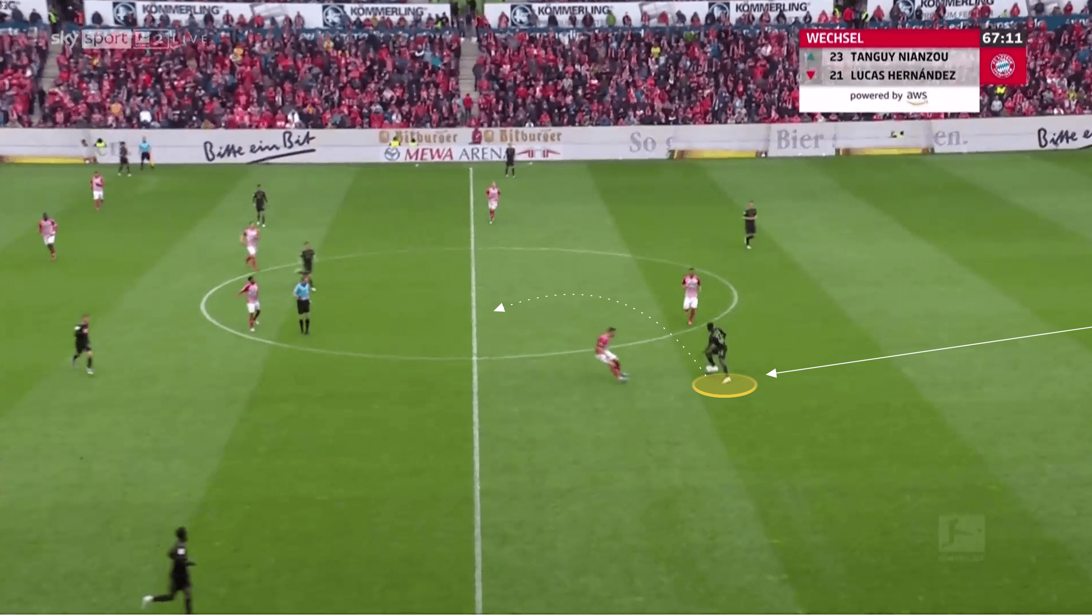 Bundesliga 2021/22: Tanguy Nianzou at Bayern Munich - scout report tactical analysis tactics