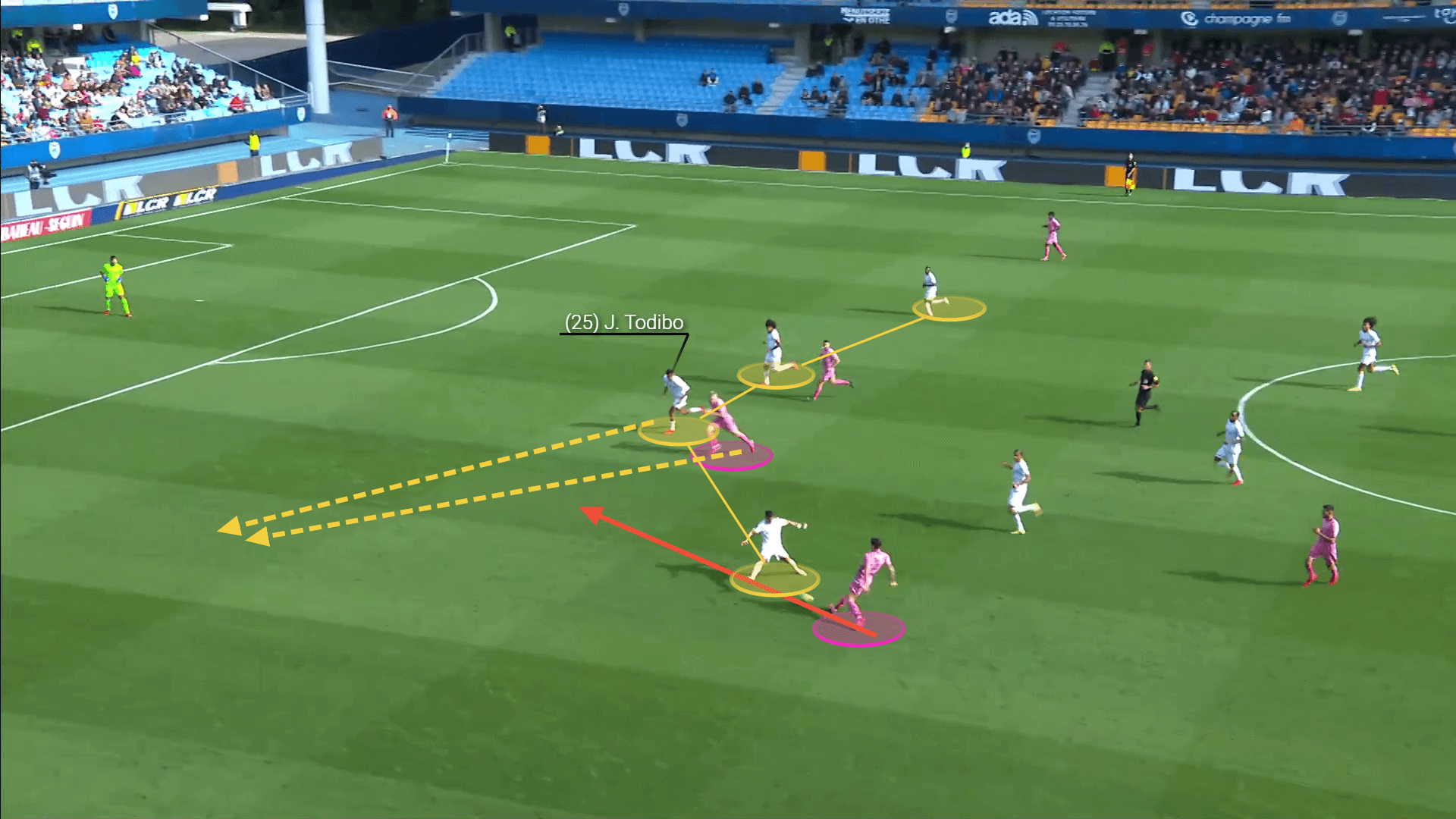 Jean-Clair Todibo at Nice - scout report tactical analysis tactics