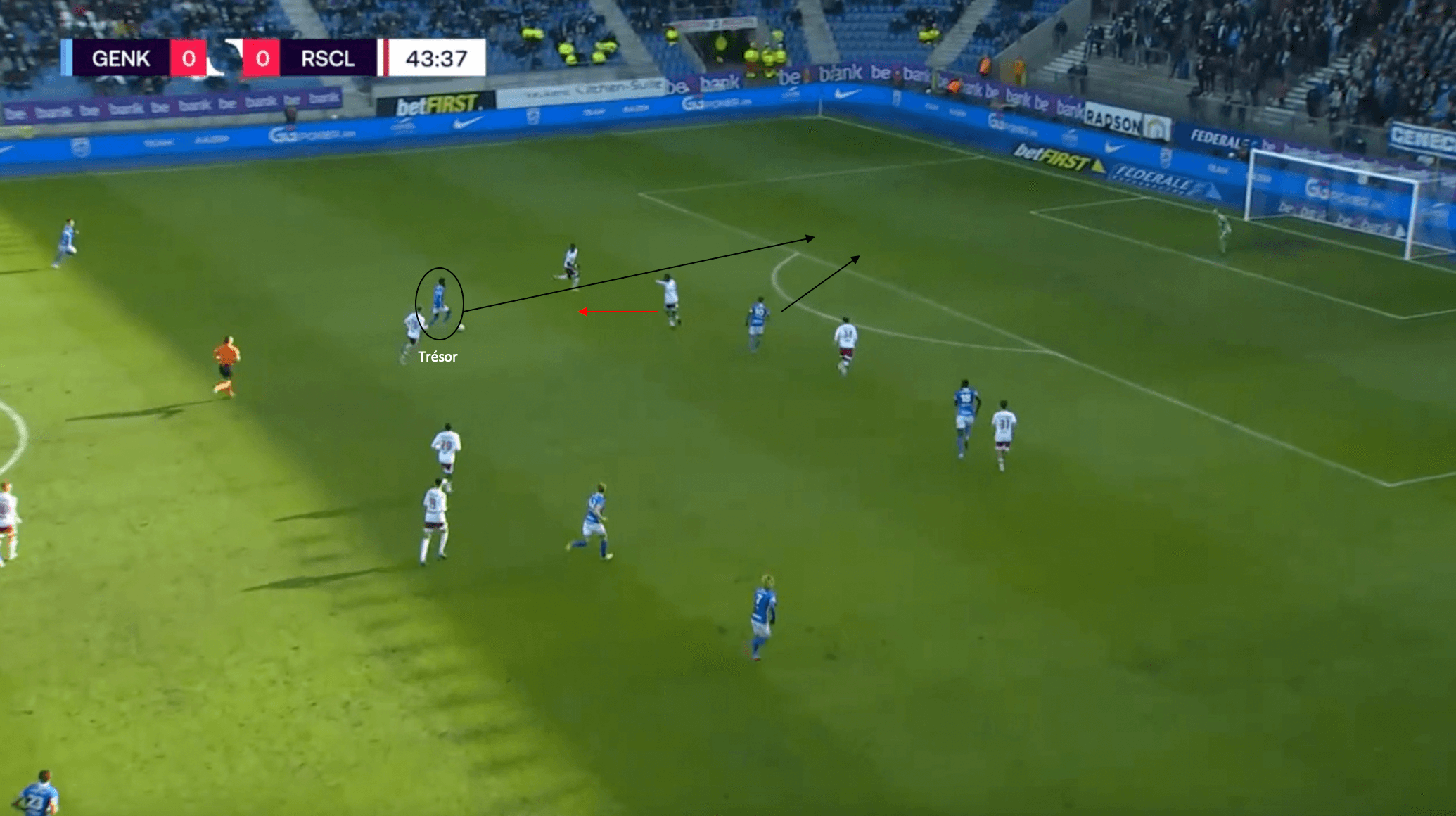 Mike Trésor at KRC Genk 2022/23: the Belgian attacking midfielder having a breakout season - scout report tactical analysis tactics