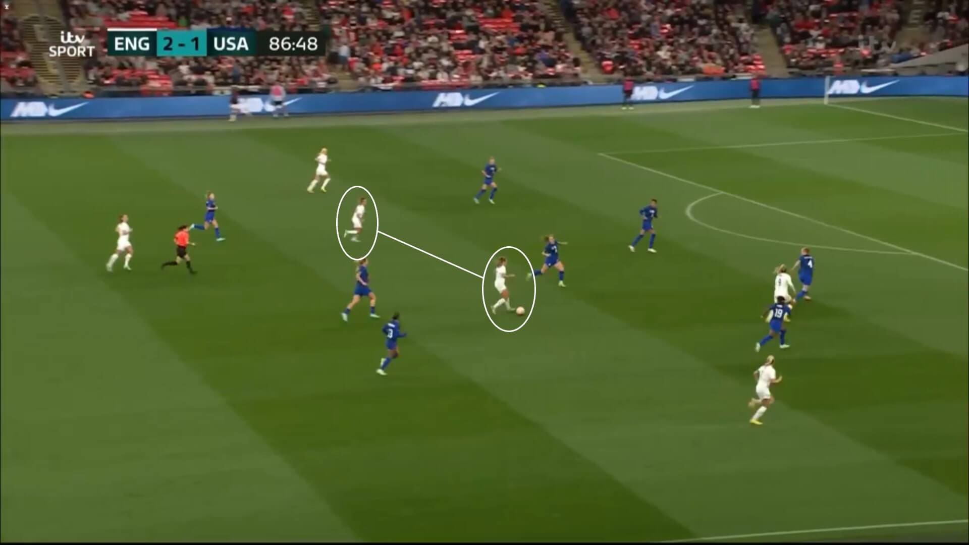 Women's International Friendly 2022: England v USA - tactical analysis tactics