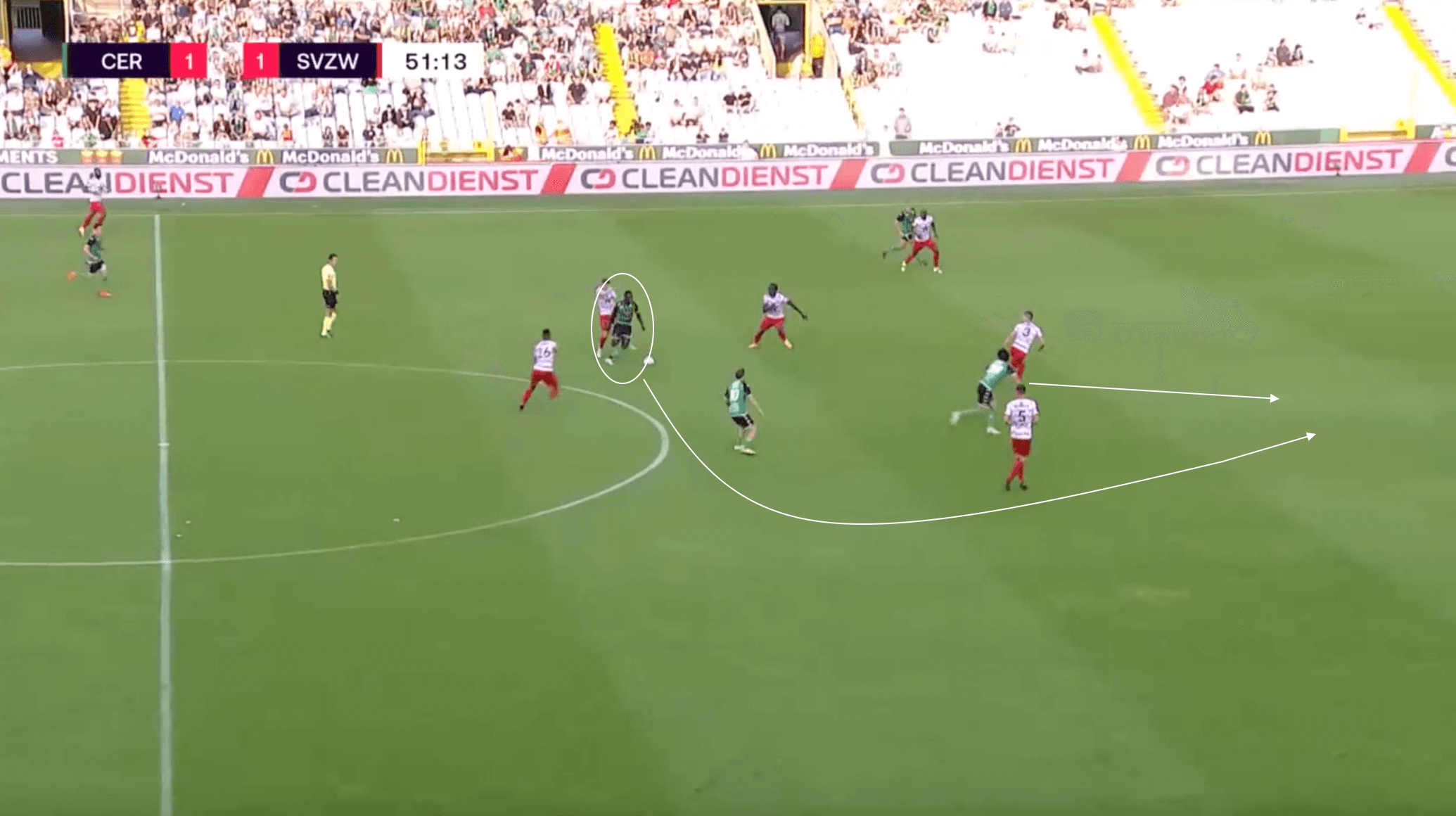 Kévin Denkey at Cercle Brugge 2022/23: The Togo international beginning to make a name for himself in Belgium - scout report tactical analysis tactics