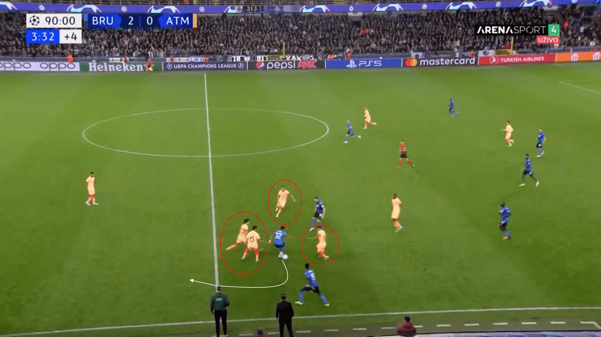 Antonio Nusa: Club Brugge scout report tactical analysis tactics