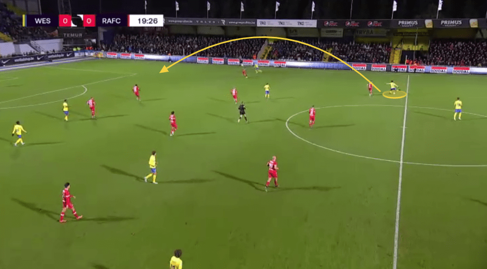 Jonas de Roeck at Westerlo 22/23 - scout report