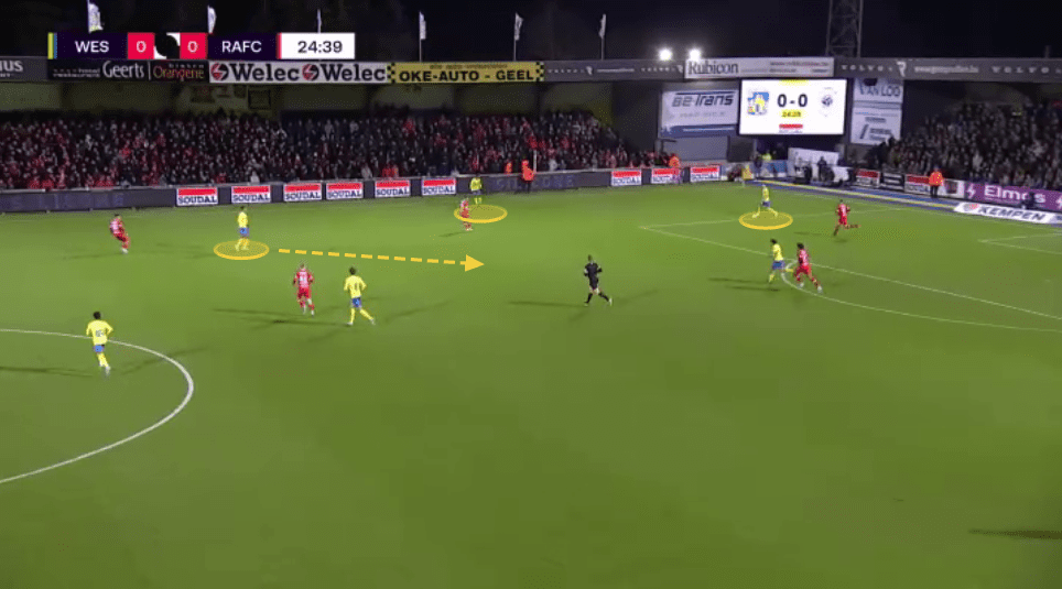 Jonas de Roeck at Westerlo 22/23 - scout report