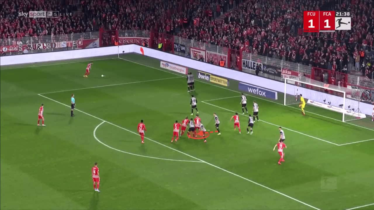 Union Berlins strong attacking set pieces - set-piece analysis