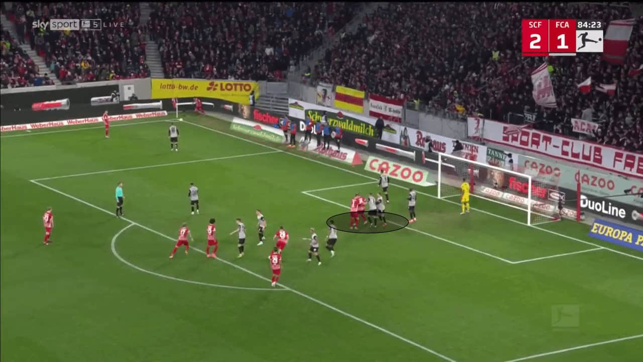 How Freiburg are using set pieces to fight for European spots - set-piece analysis