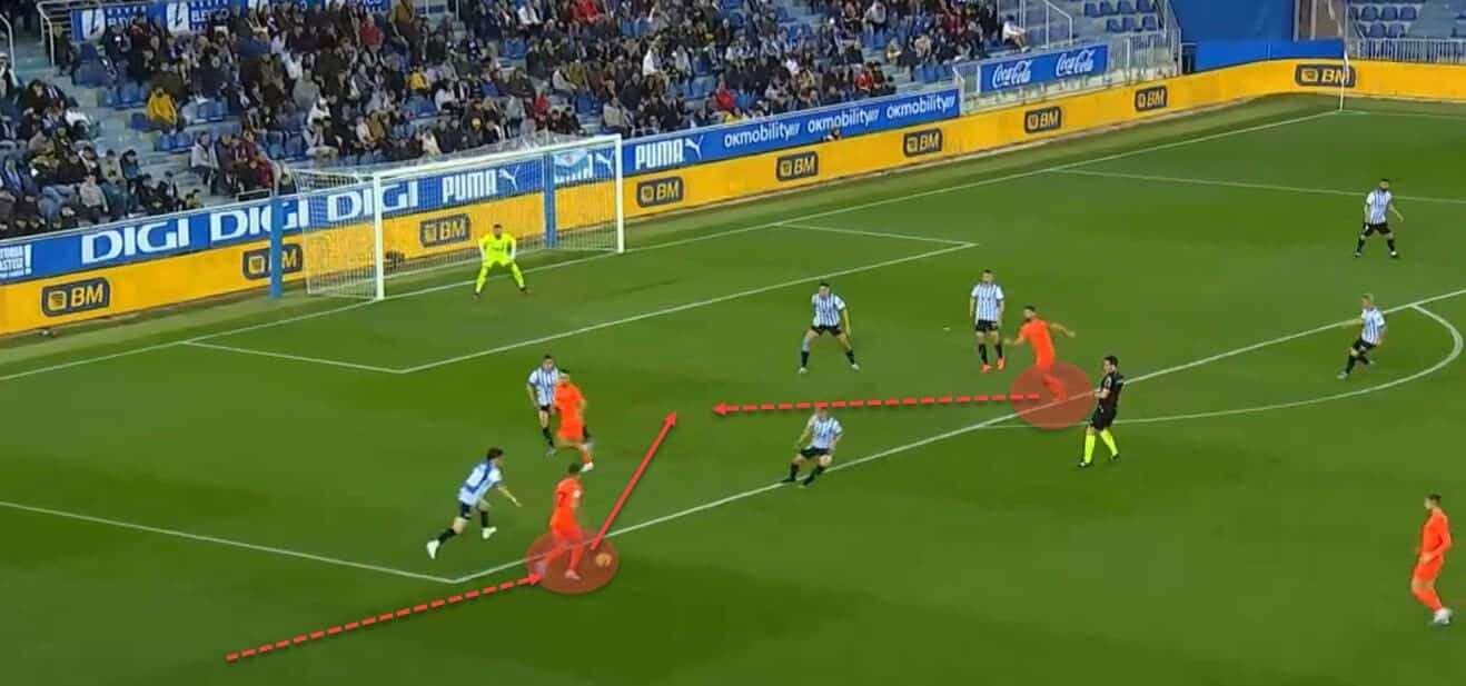 Eder Sarabia at Andorra 2022/23 - tactical analysis tactics