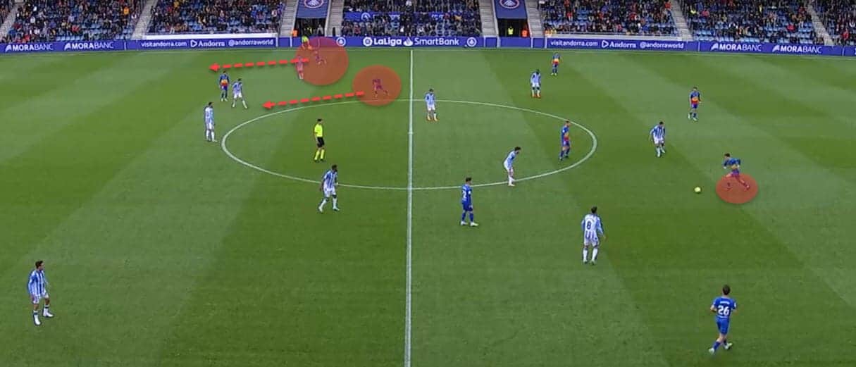 Eder Sarabia at Andorra 2022/23 - tactical analysis tactics