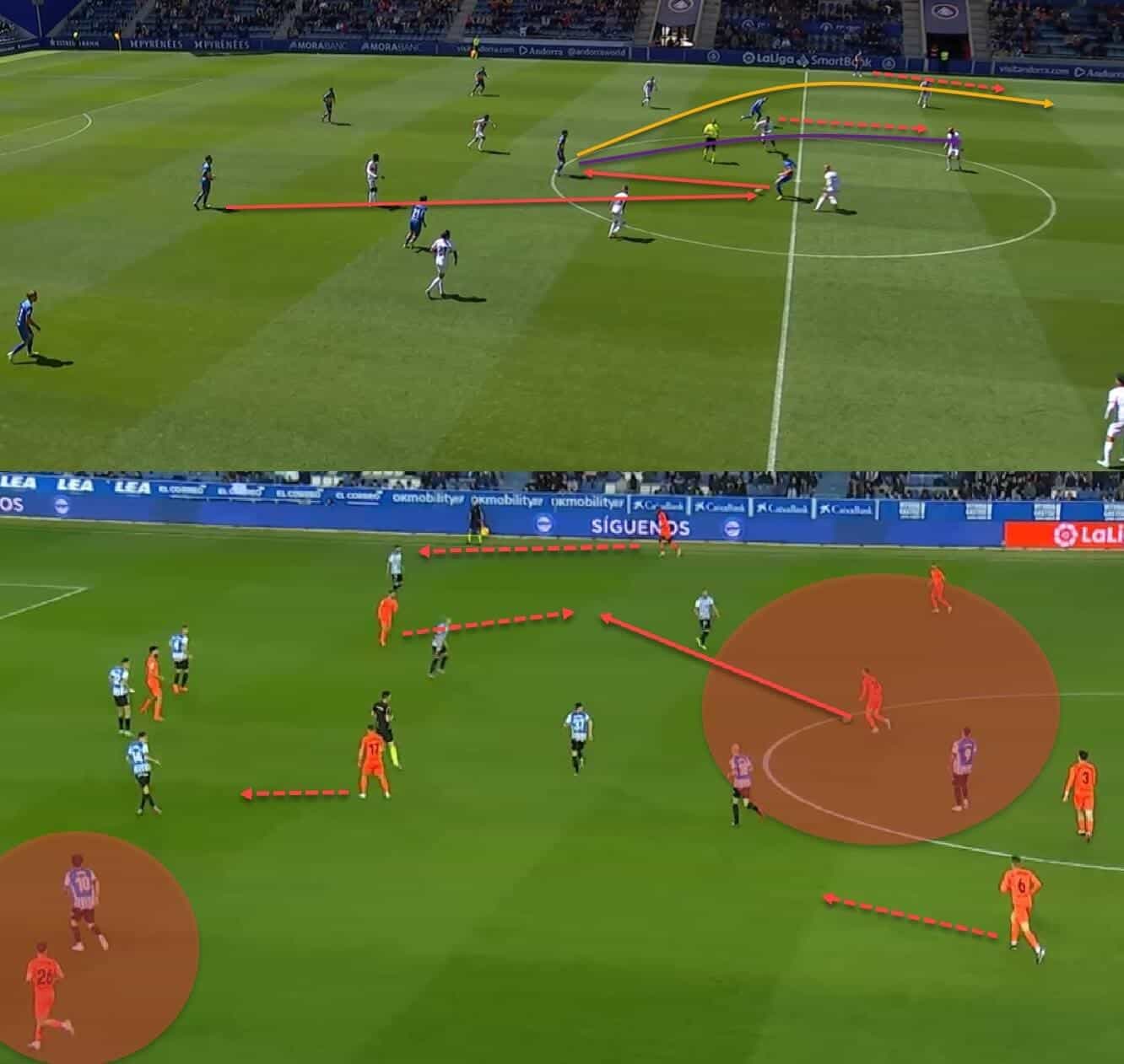 Eder Sarabia at Andorra 2022/23 - tactical analysis tactics