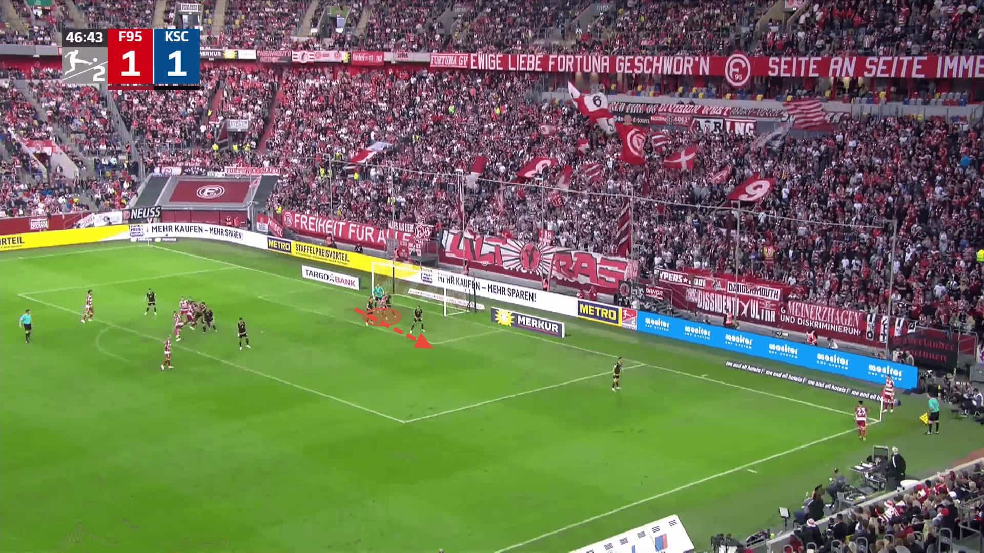 Fortuna Düsseldorf 2023/24: How their use of deep runs allowed them to emerge as a force from dead balls- set-piece analysis