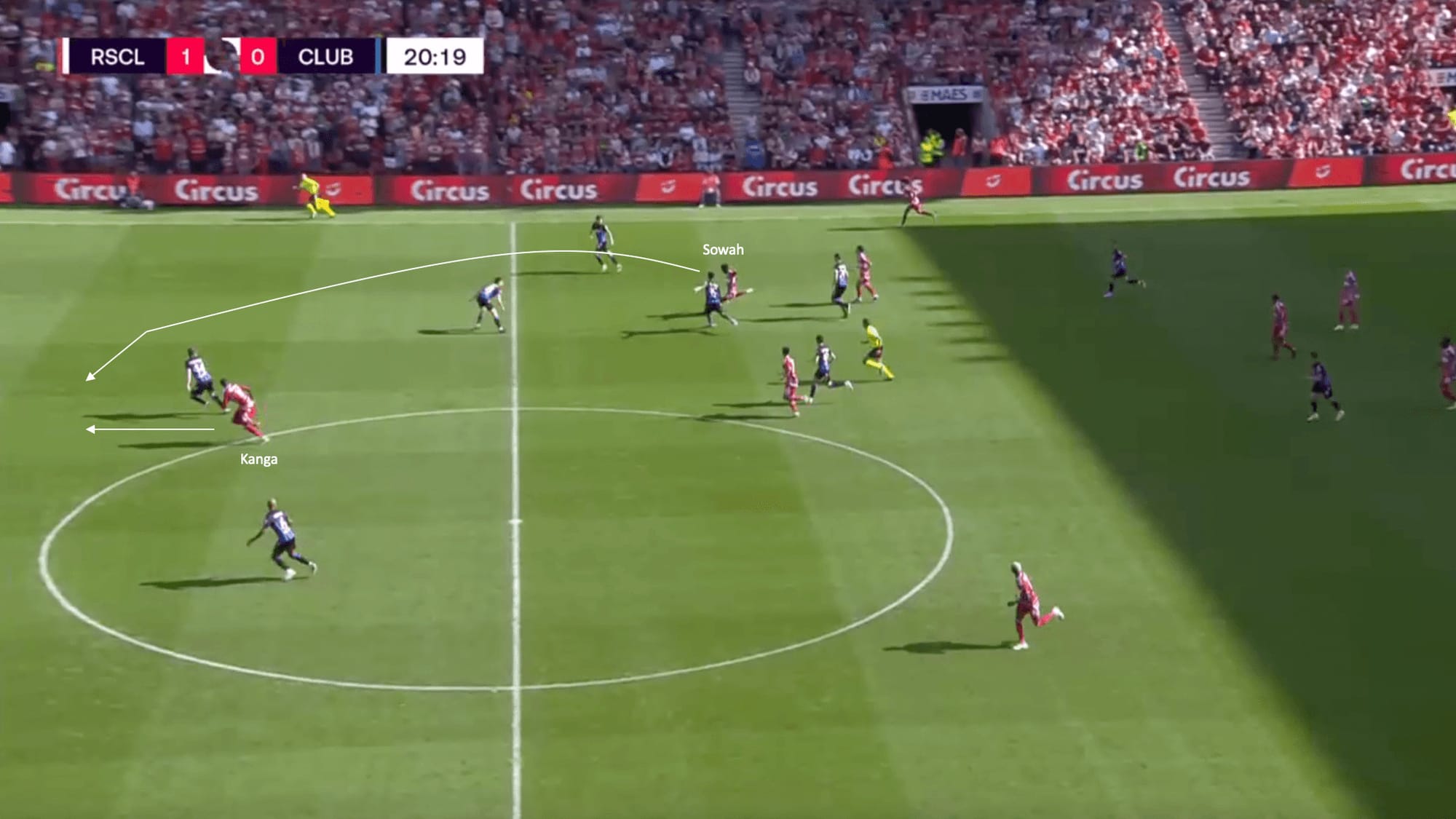 How has Carl Hoefken’s been able to begin stabilising Standard Liège? - tactical analysis tactics