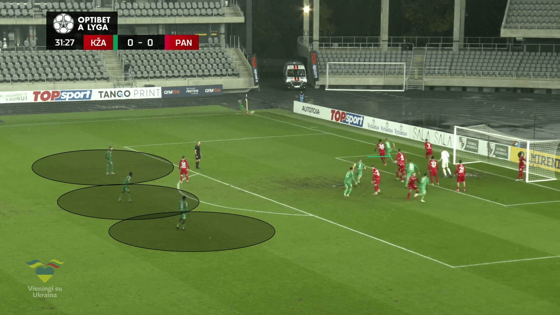 FK Kauno Žalgiris: Why young coaches should be studying their set-pieces - set-piece analysis