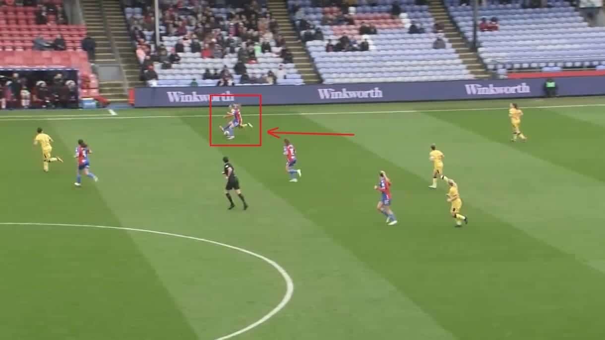 Crystal Palace Women 2023/24: Their on-field improvement - scout report - tactical analysis tactics