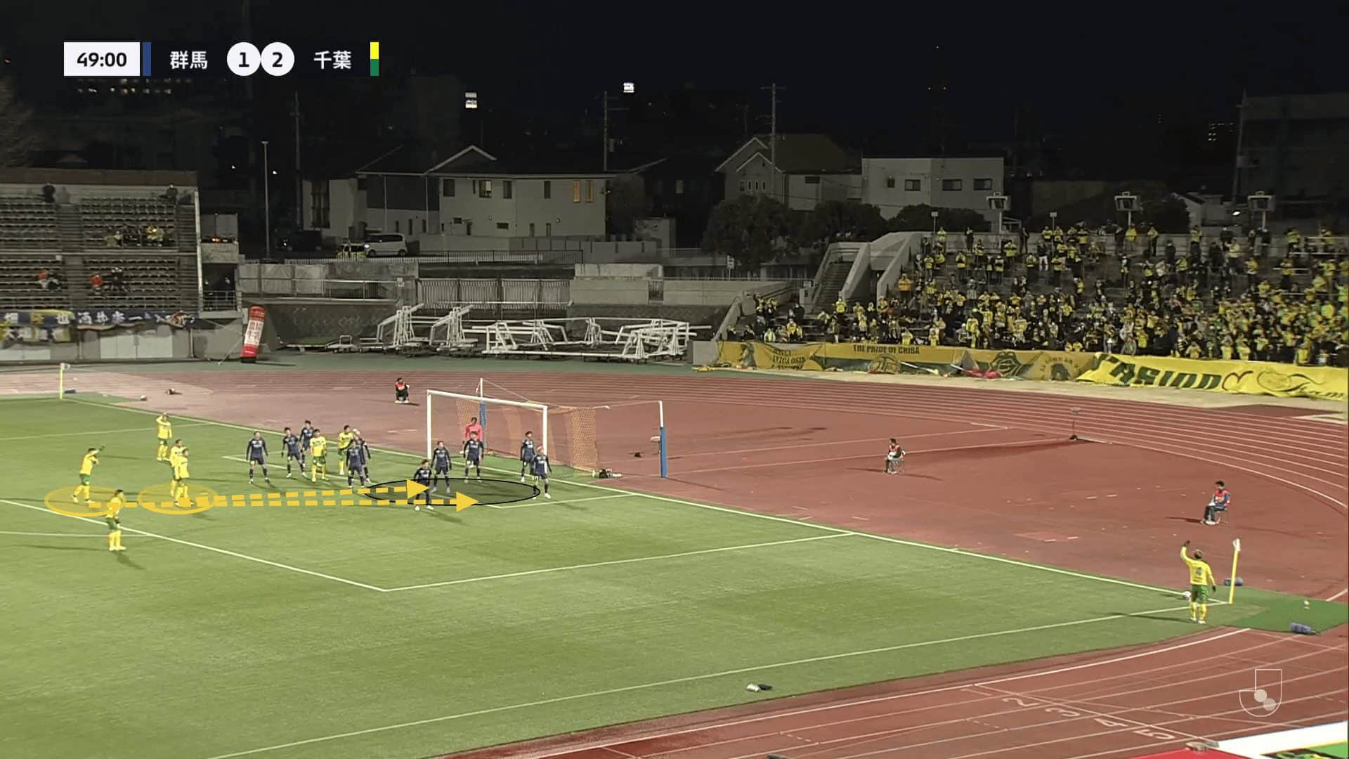 JEF United Chiba 2024: Tailoring Screen Placements based on the Opposition - set-piece analysis