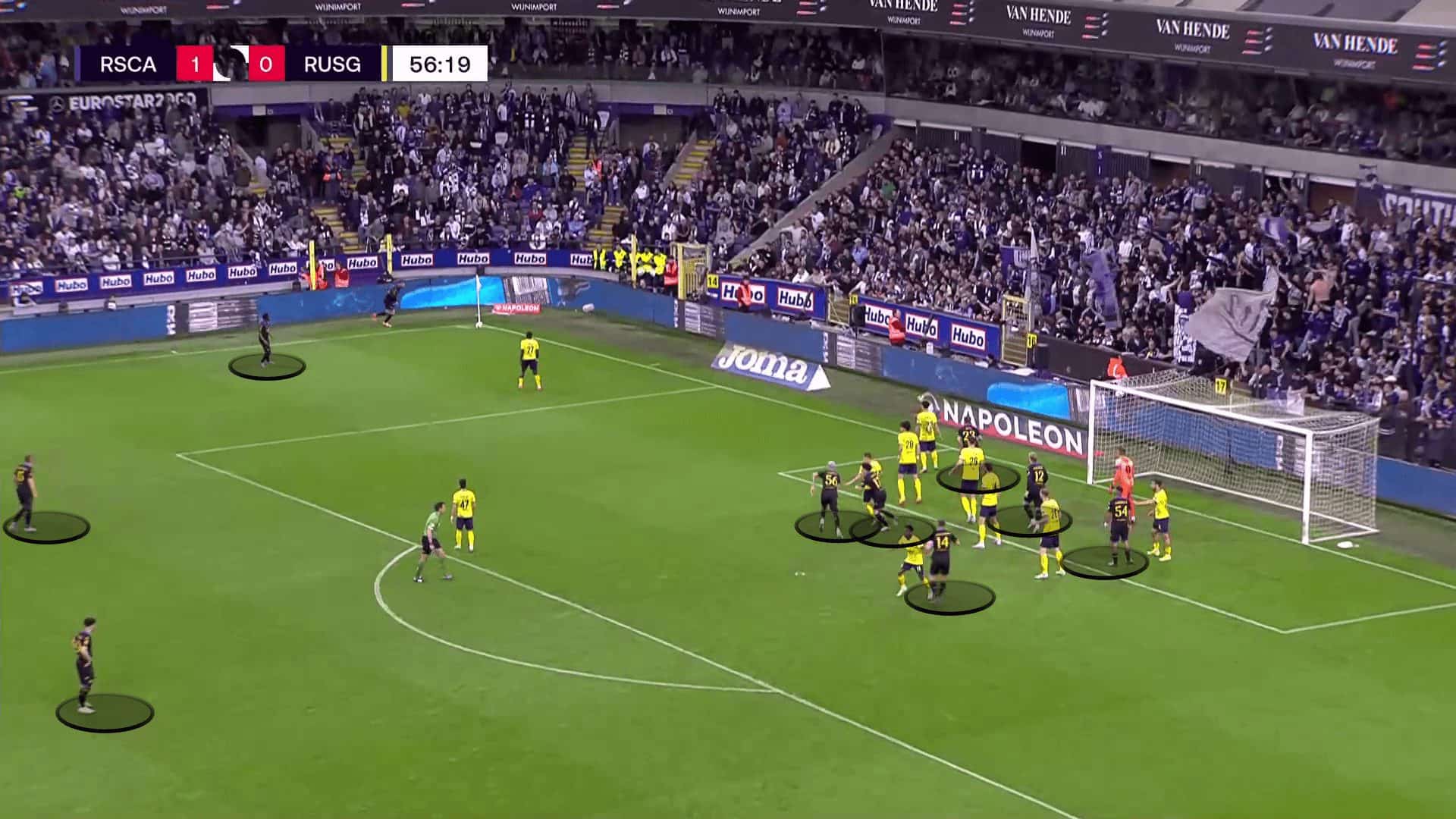 R.S.C Anderlecht 2023/24: How Specialised Coaching Facilitates Significant Strides in Set Plays - set-piece analysis