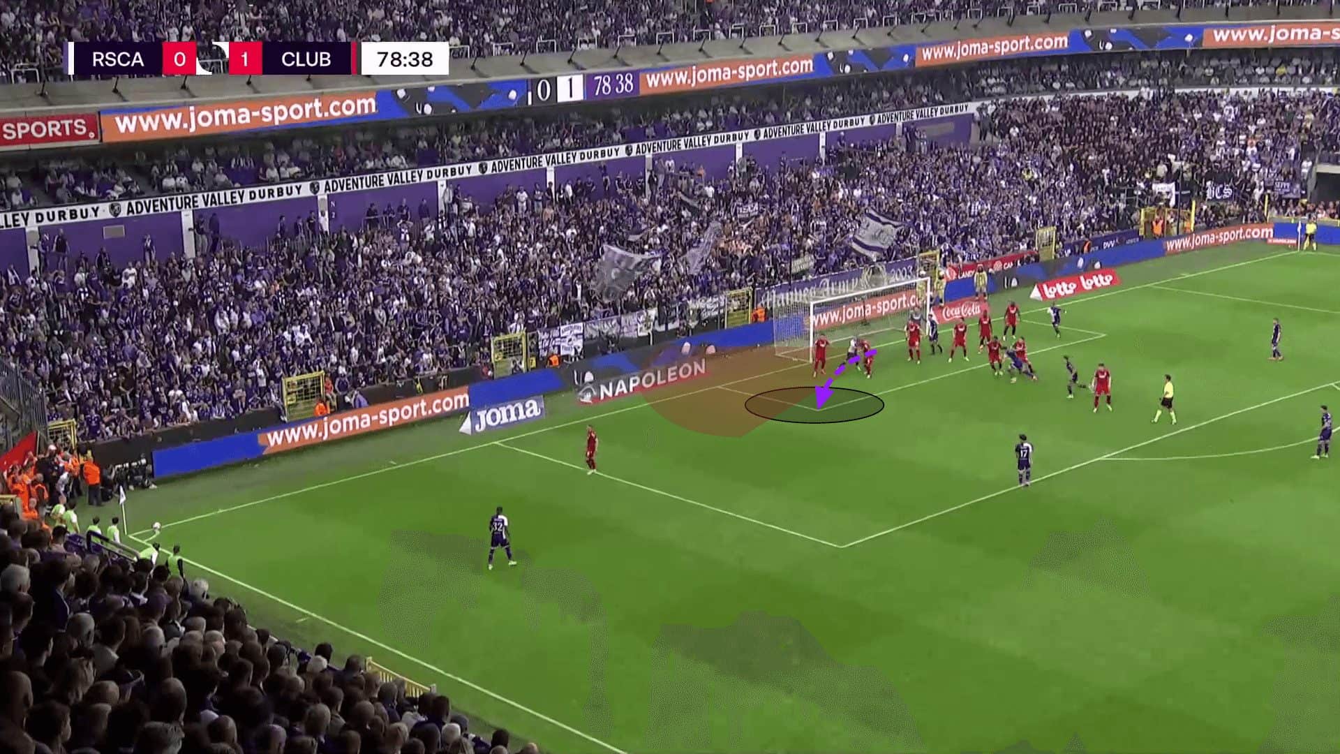 R.S.C Anderlecht 2023/24: How Specialised Coaching Facilitates Significant Strides in Set Plays - set-piece analysis