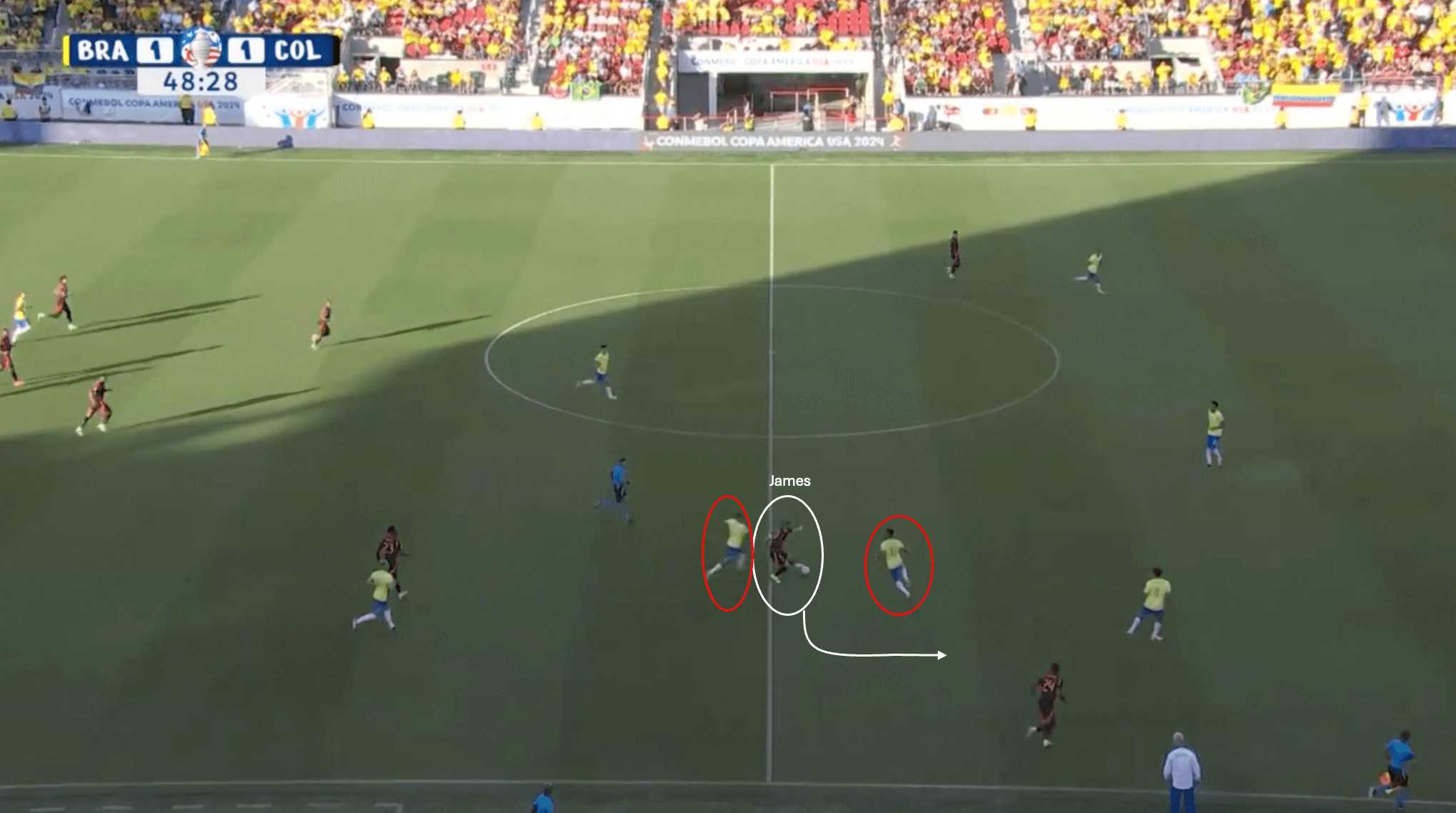 Copa América 2024: James Rodríguez's ever-influencing role with Colombia - tactical analysis tactics analysis